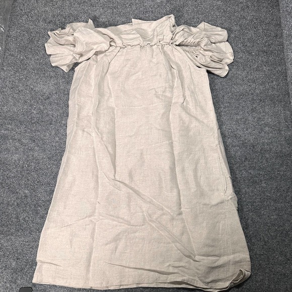 TOMMY BAHAMA ST. LUCIA OTS RUFFLE DRESS TSW51030C 4311-TWILL XS NEW - Picture 2 of 5